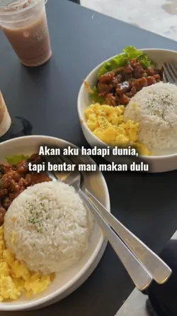 Bentar makan dulu ya