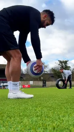 What a kick ⚽️ 🥅 