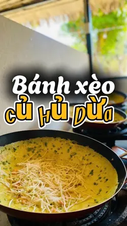 Bánh xèo củ hủ dừa