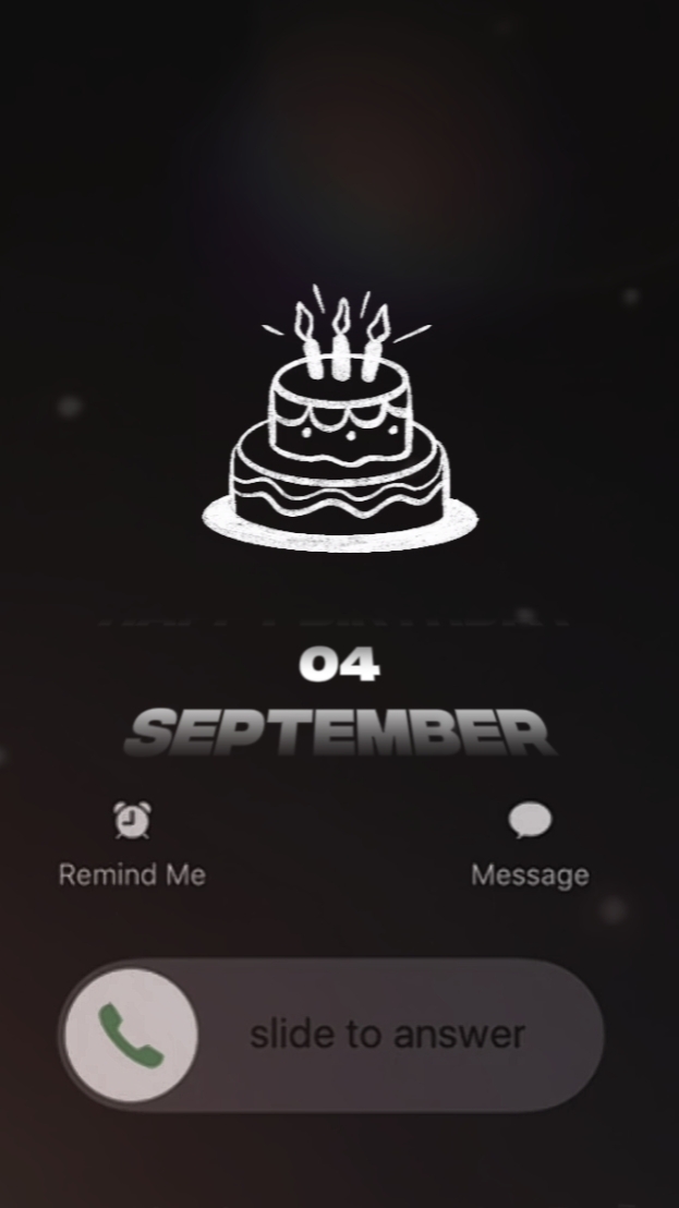 HBD 4 SEPTEMBER 2026