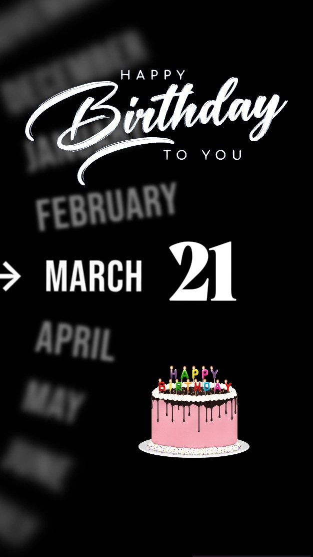Anniversaire 21 mars