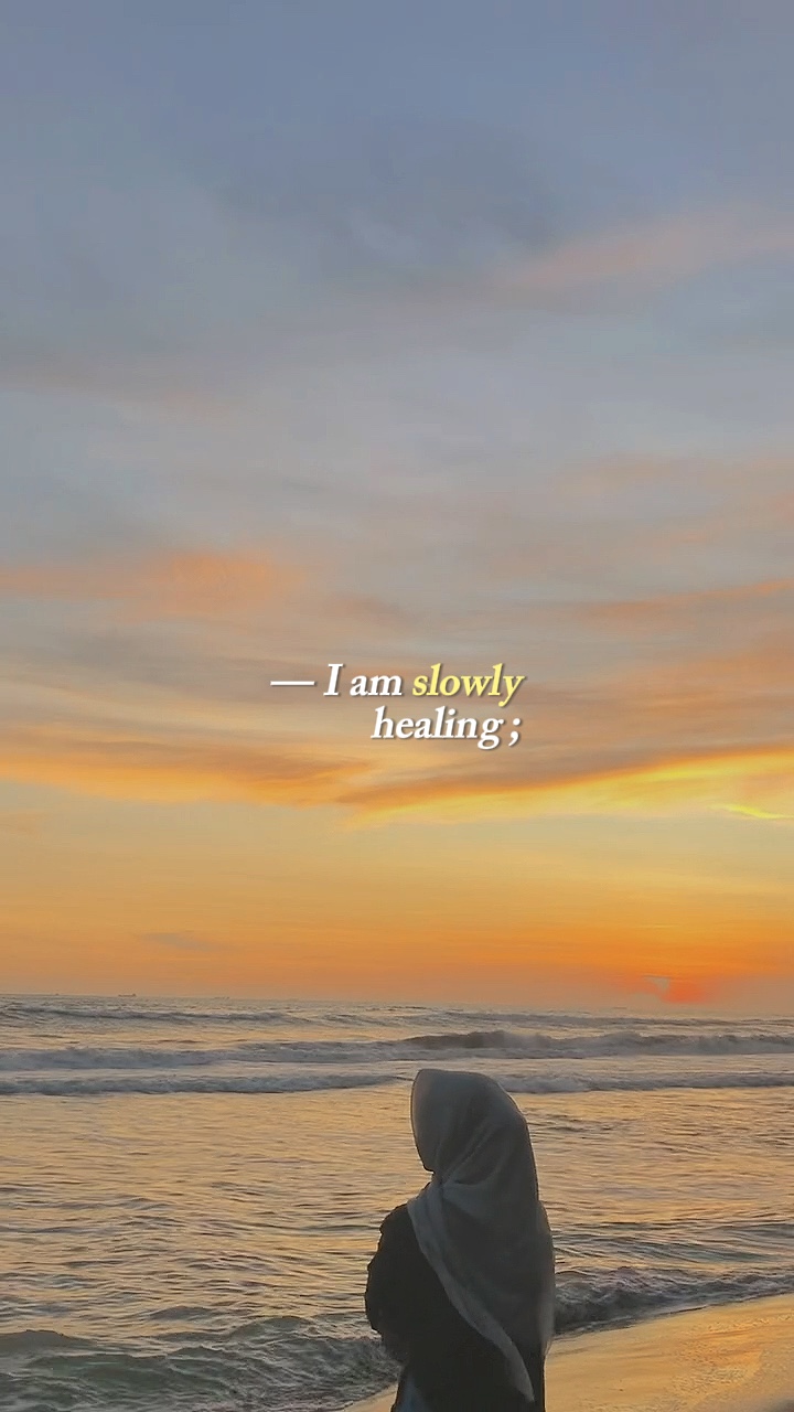 나는 천천히 치유되고 있다