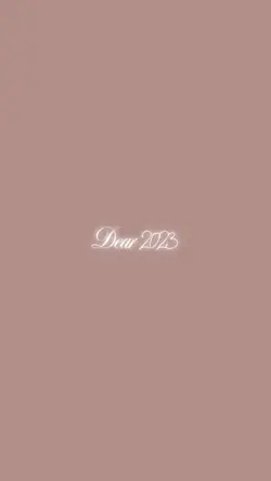 Dear 2023..