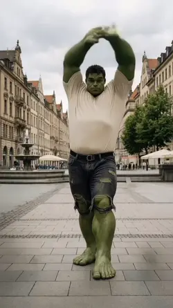 Hulk funny dance 
