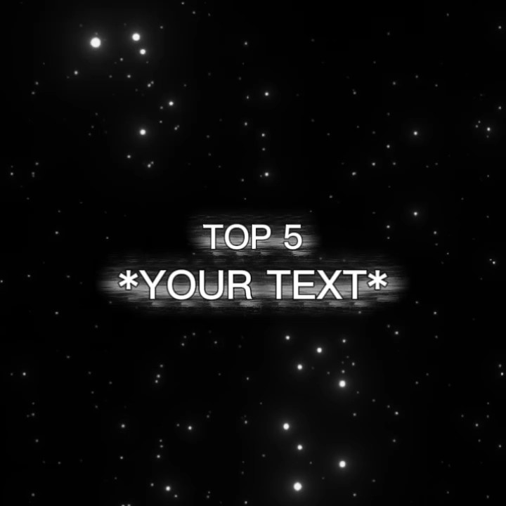 TOP 5+*YOUR TEXT