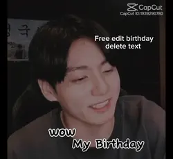 Happy birthday Jk!