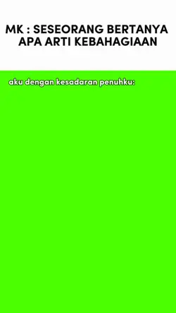 MK Ketika seseorang 