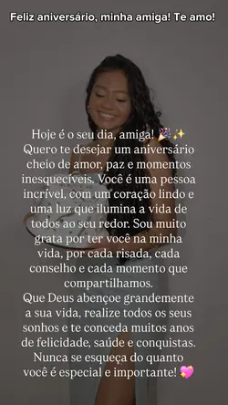 parabéns amiga 