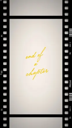 end of a chapter