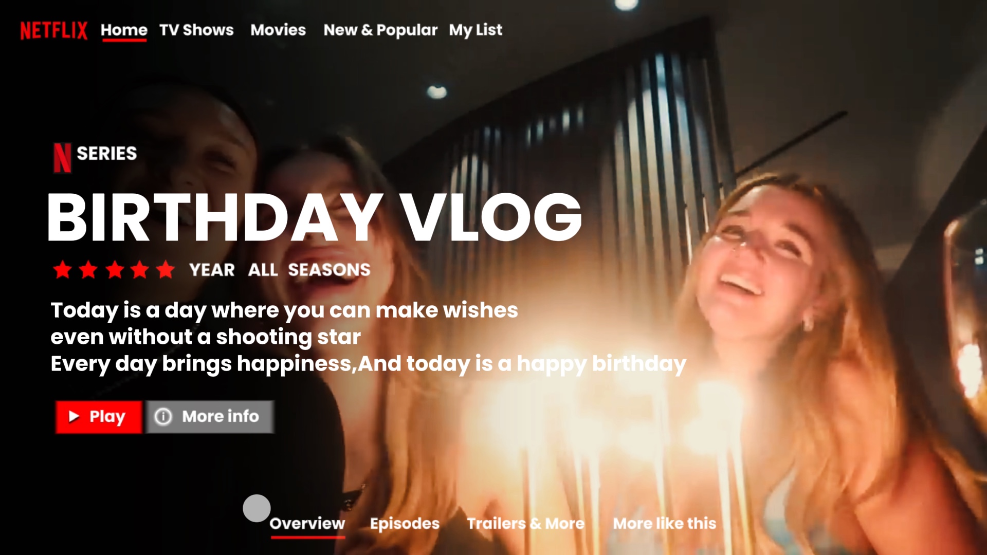 Vlog de aniversário