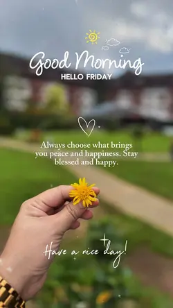 Friday Morning 🌼