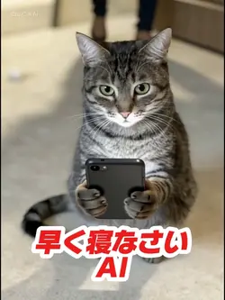 早く寝なさいAI