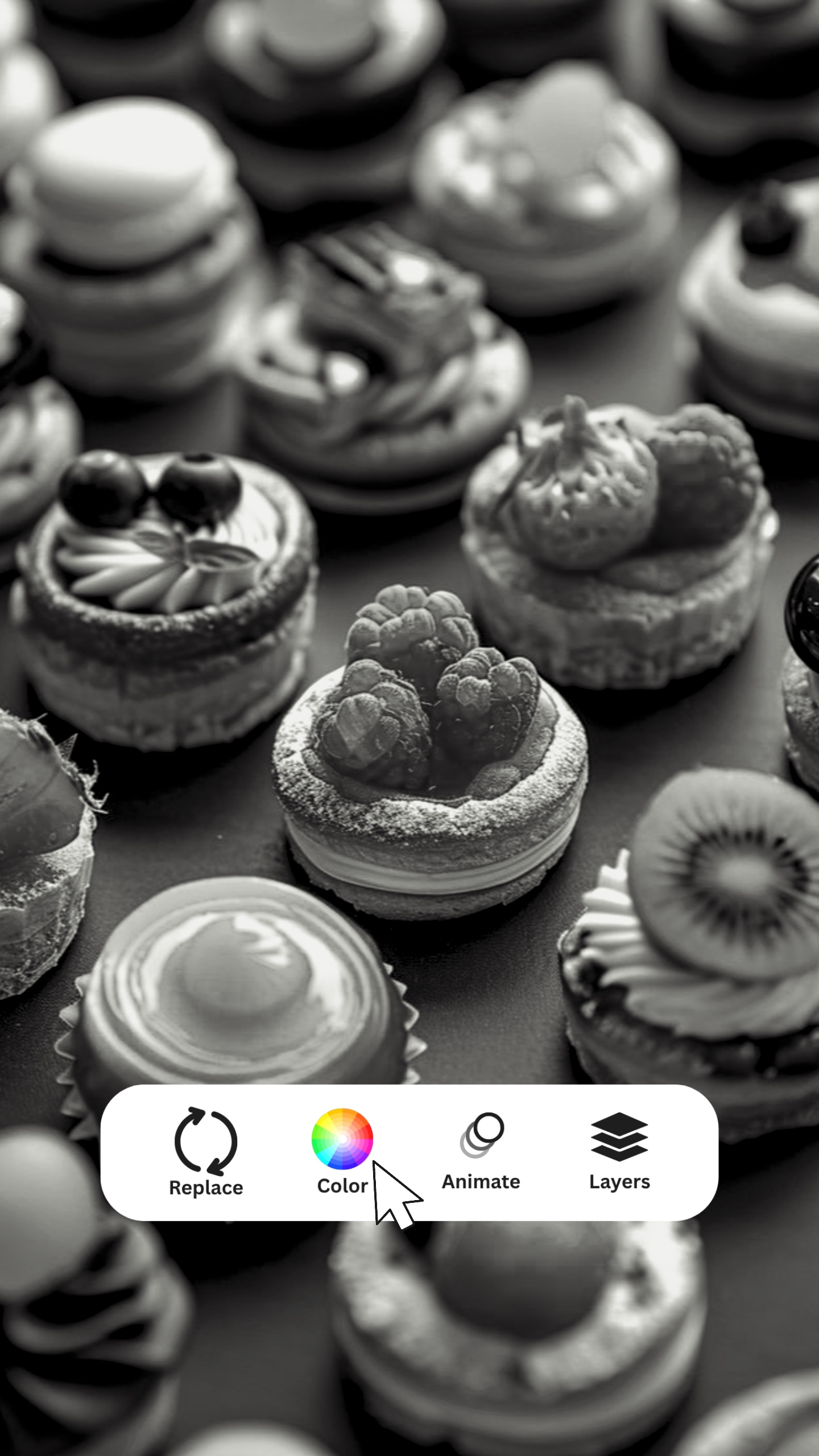 Anuncio estético del producto