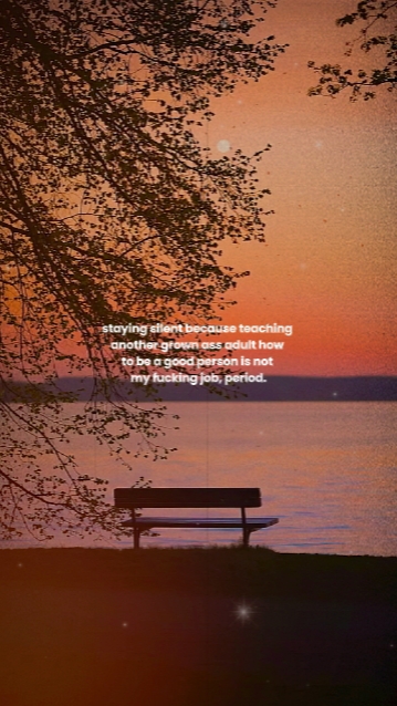 staying silent 