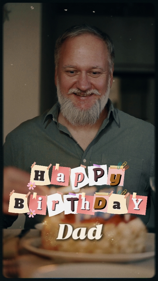 Feliz Aniversário Pai