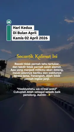 Kamis 2 April 2026