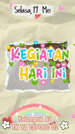 kegiatan hari ini