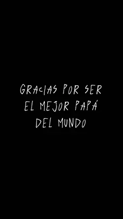 Feliz día del padre 