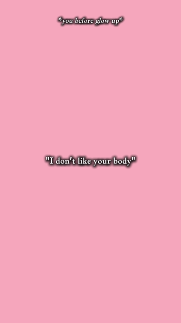 I don't like ur body