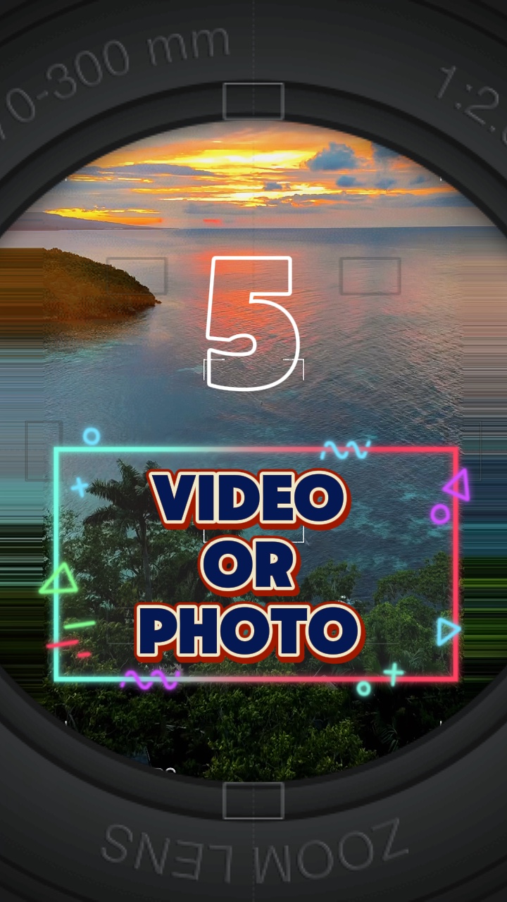 5 video or photo 