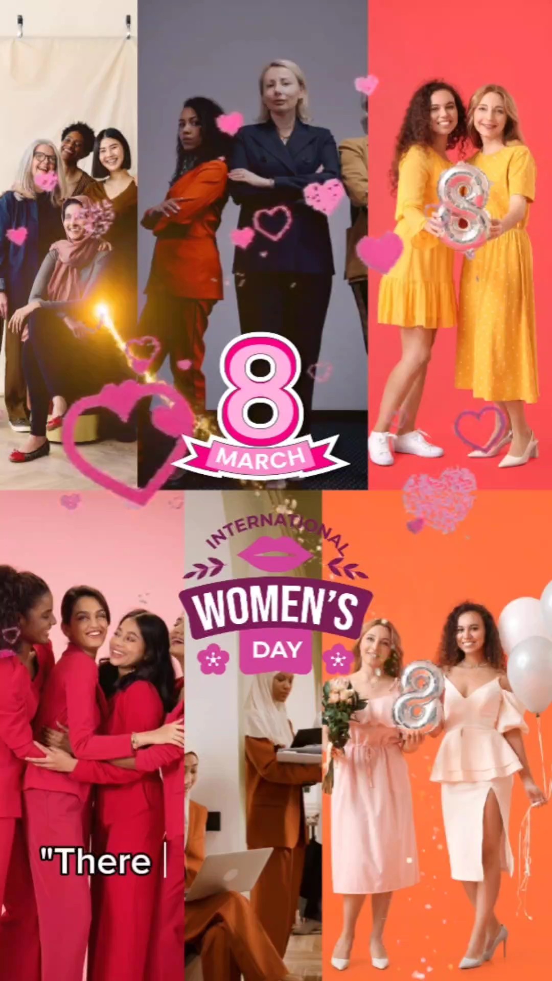 GLÜCKLICHER FRAUENTAG 