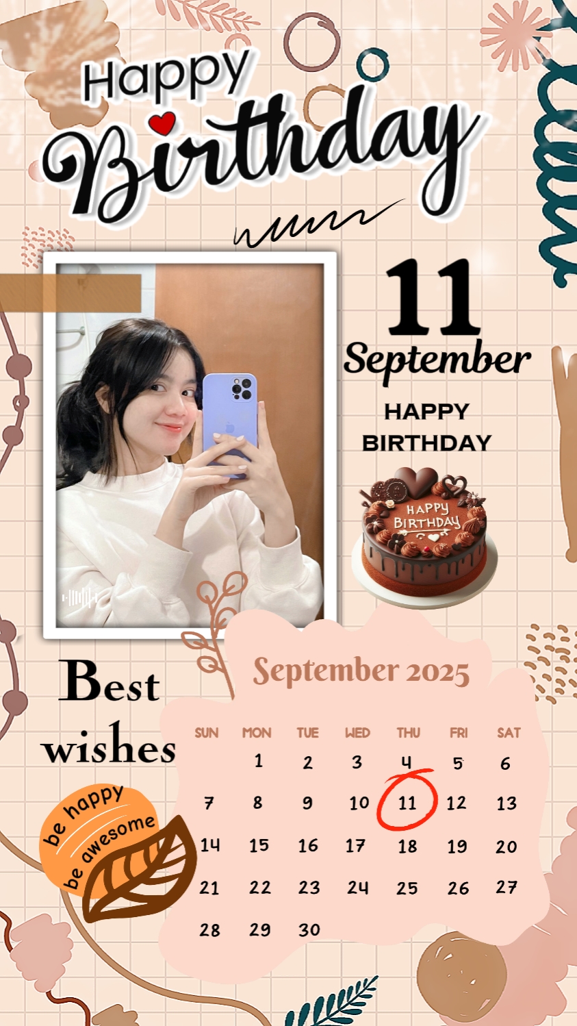 11 SEPTEMBER HBD NEW