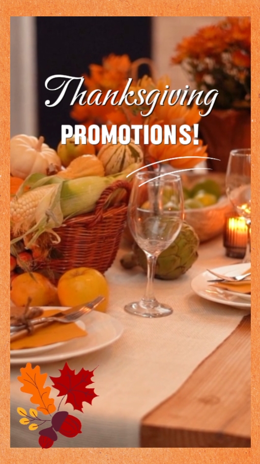 PROMO THANKSGIVING