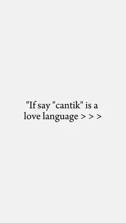 IF A SAY CANTIK