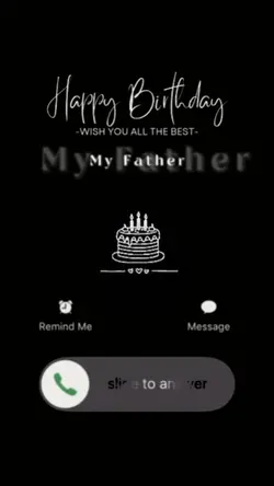 Bday my father