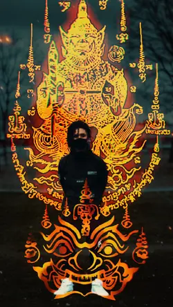 1 รูป ยันต์ท้าวเวสสุวรรณ