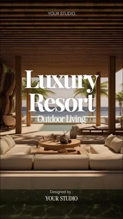 Luxury resort livin