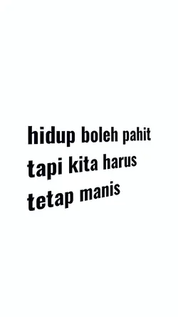 HIDUP BOLEH PAHIT 