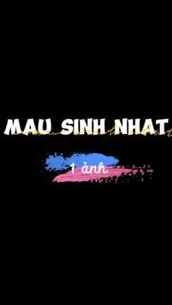 mẫu sinh nhật 