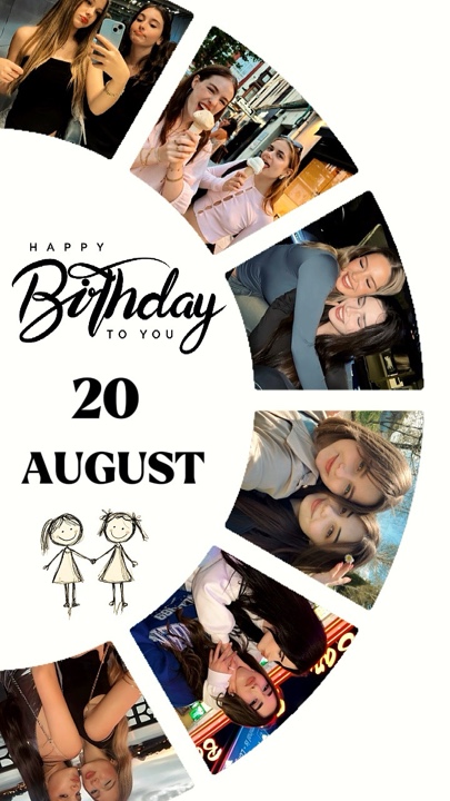 HBD FRIEND 20 AUGUST