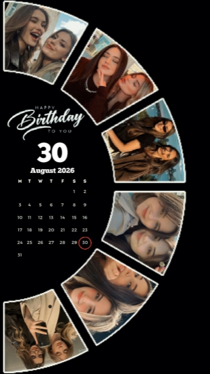 Birthday 30 August 