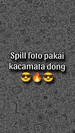 Foto pakai kacamata