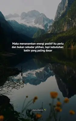 tanamkan hal positif