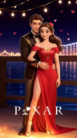 Couple cartoon