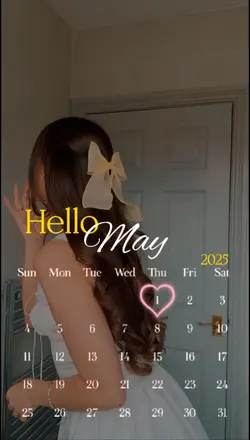 hello May calendar