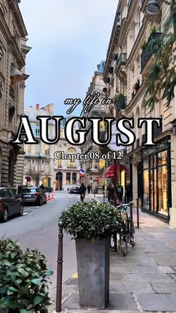 MY LIFE IN AUGUST