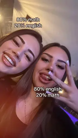 80% math 20% english