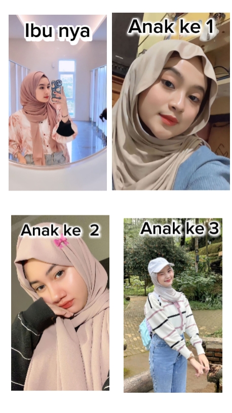 ibu 3 anaknya