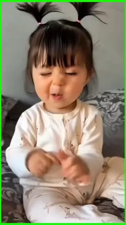 AI cute baby girl