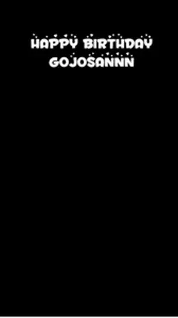 HAPPY BIRTHDAY GOJO!