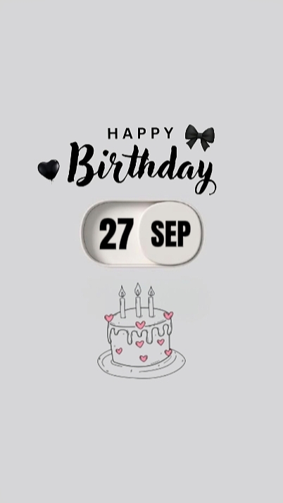 27 SEPT BDAY 2026