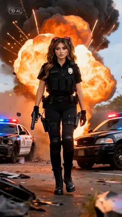 on fire police