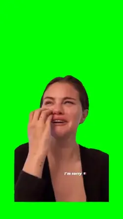 I'm so sorry