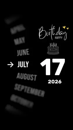 Hbd 17 July 2026 