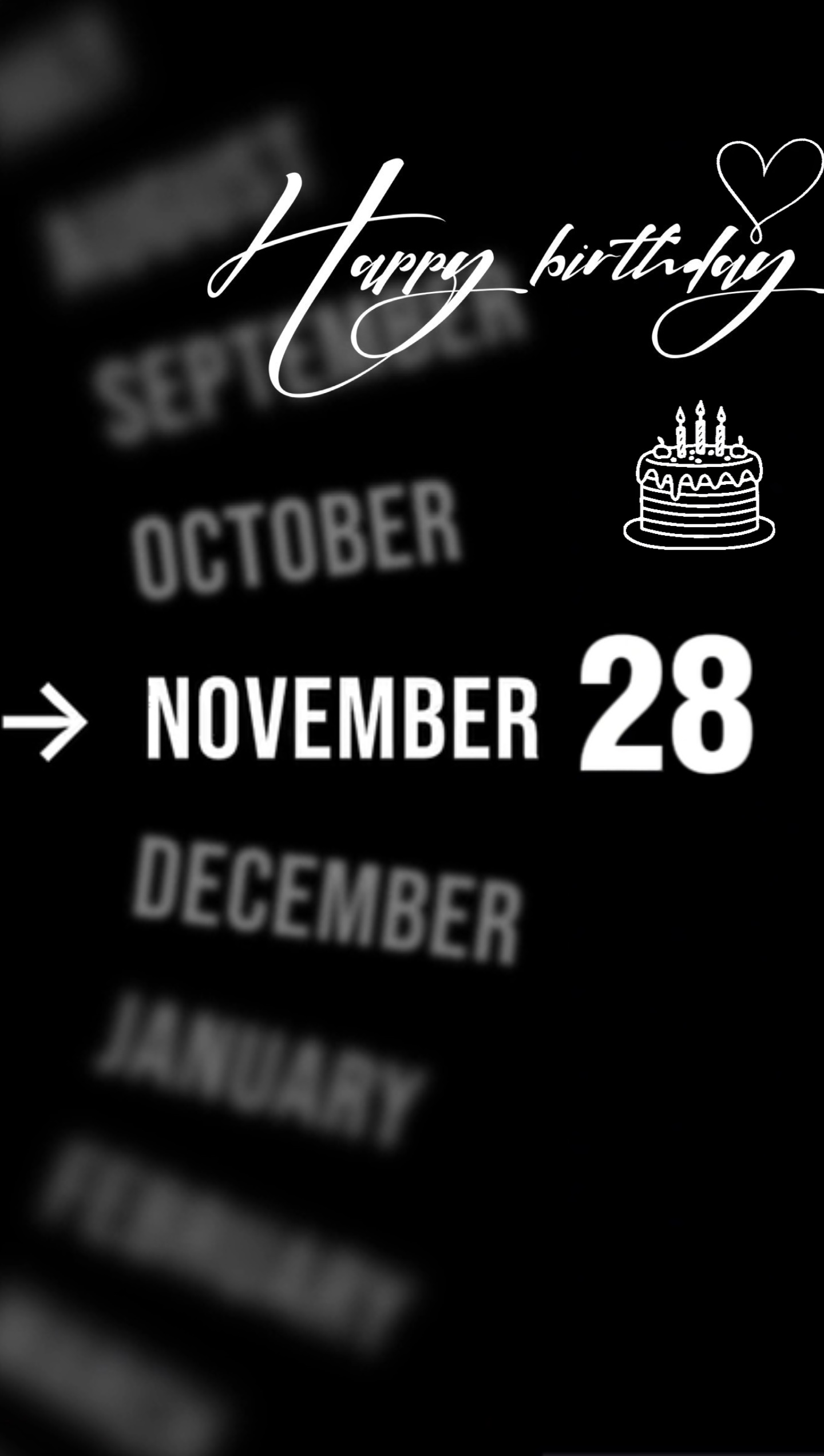 BIRTHDAY 28 NOVEMBER