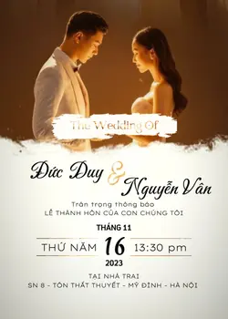 Mẫu thiệp cưới